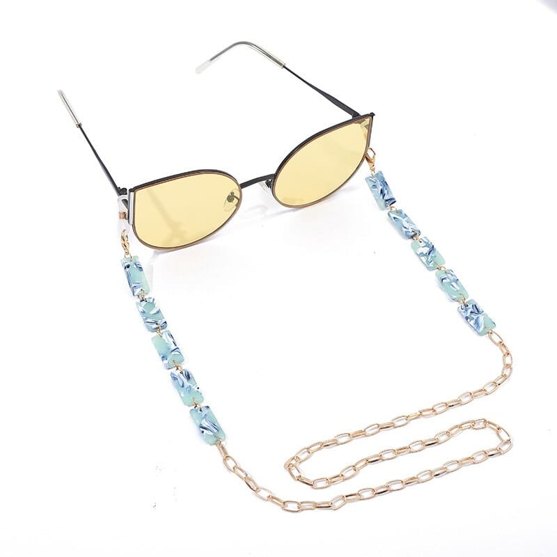 Chaine lunette acetate