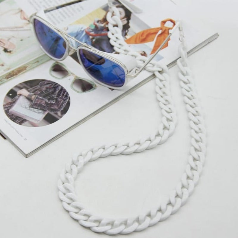 Chaine lunette grosse maille