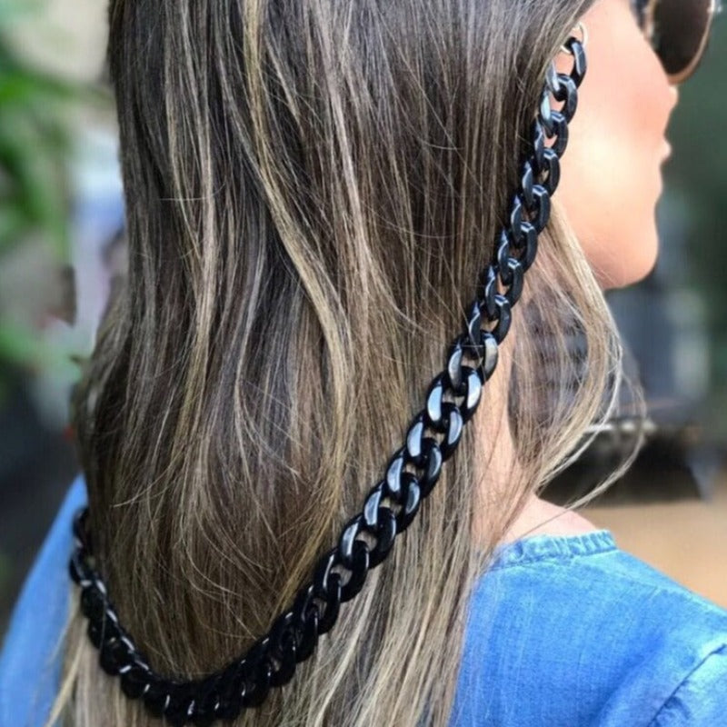 Chaine lunette grosse maille