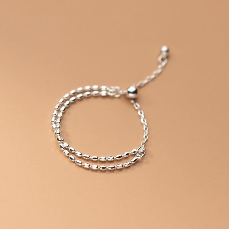 Double bague chaine