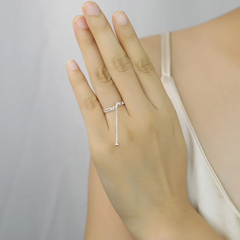 Double bague chaine