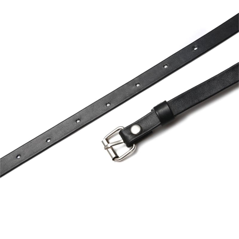 Harnais ceinture en cuir avec chaine pour femme