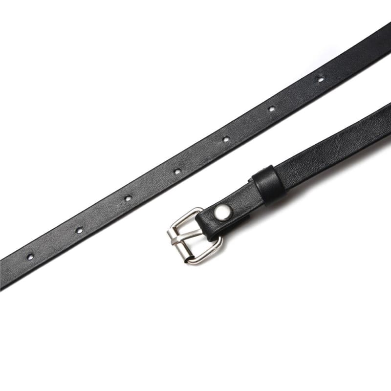 Harnais cuir ceinture avec chaine