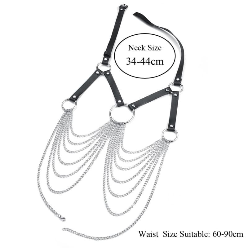 Harnais en cuir pour poitrine