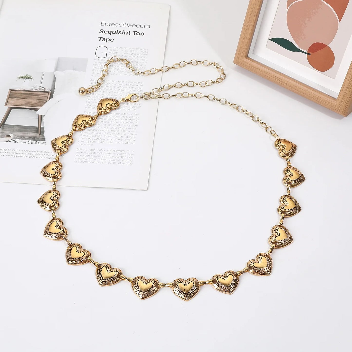 Chaine de taille coeur