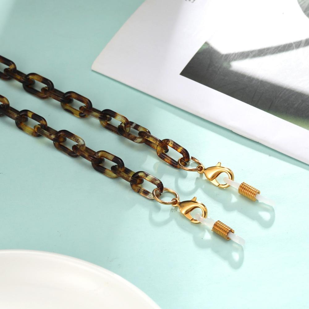 Chaine lunette écaille