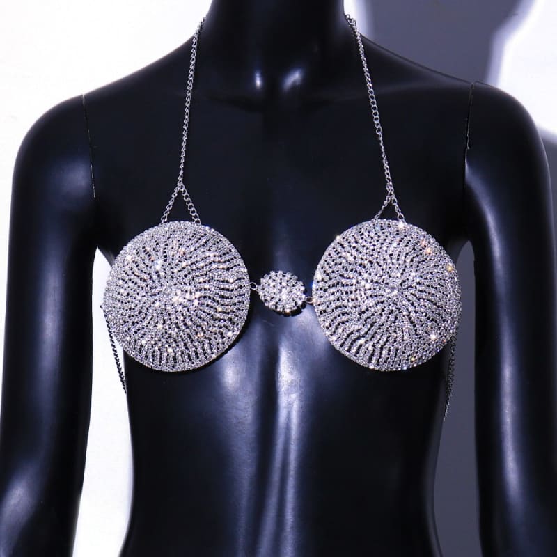 Soutien gorge strass coupe ronde