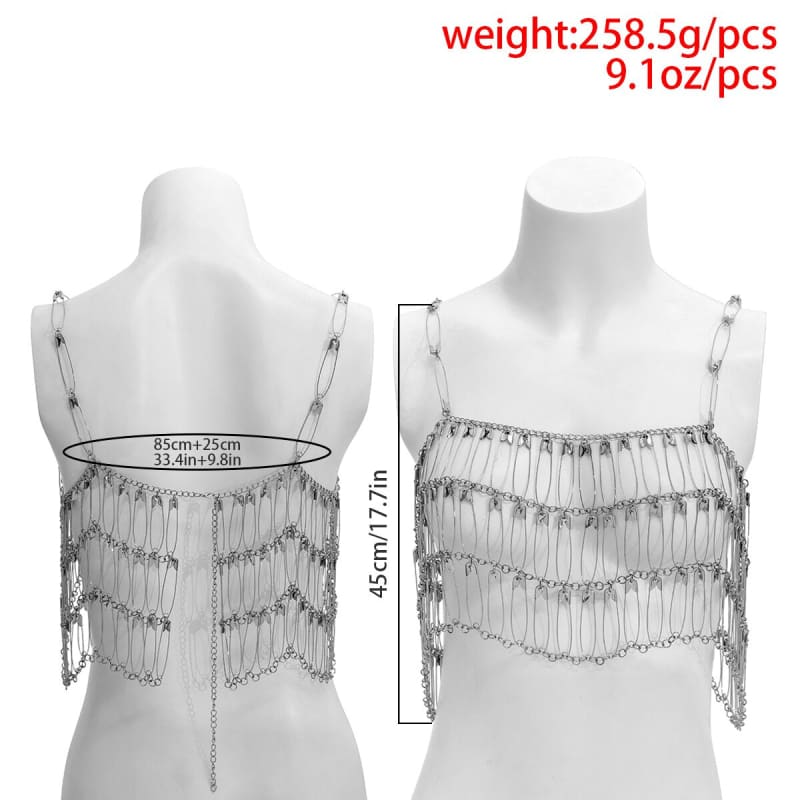 Bijou de seins à maillons
