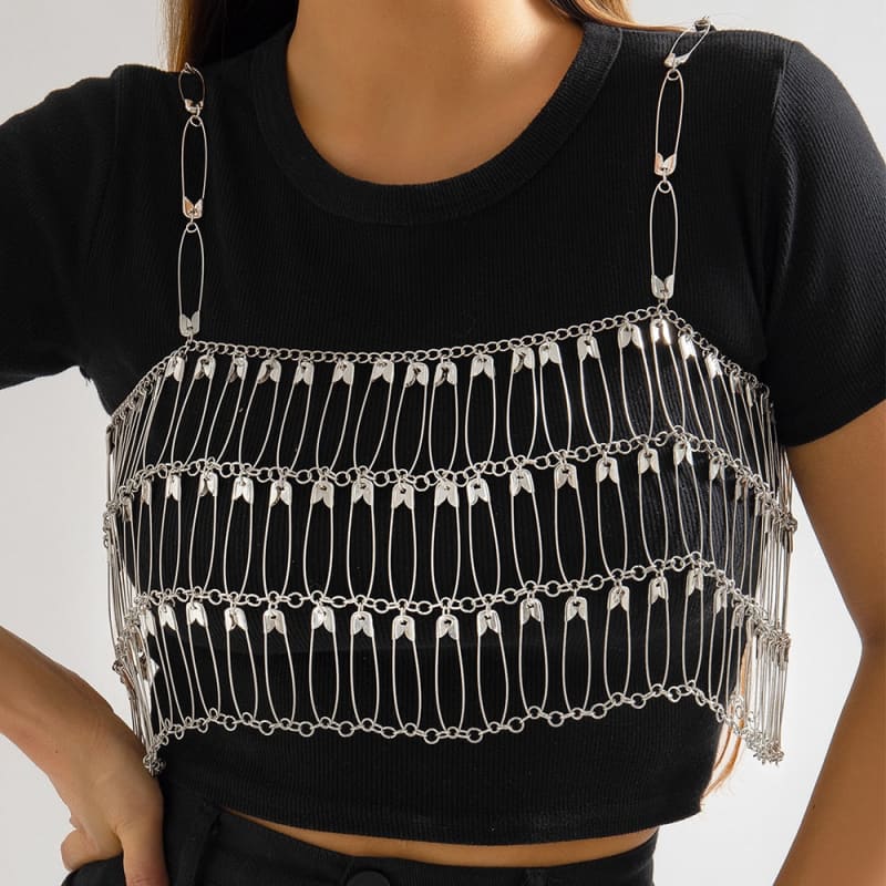 Bijou de seins à maillons
