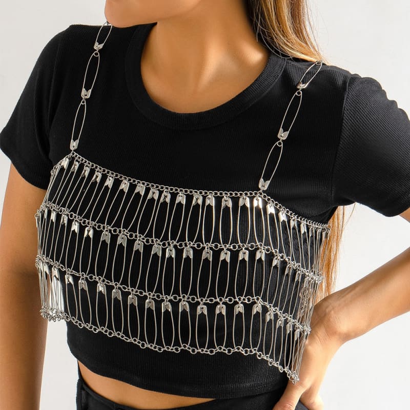 Bijou de seins à maillons