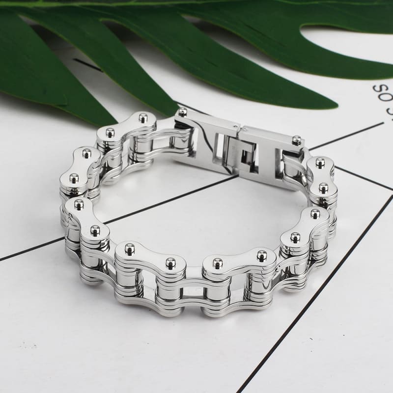 Bracelet chaine moto ktm - Silver / 19cm