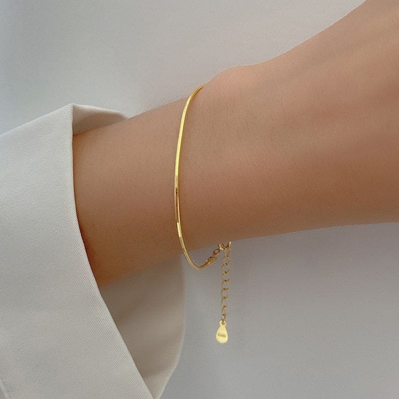Bracelet chaine serpent