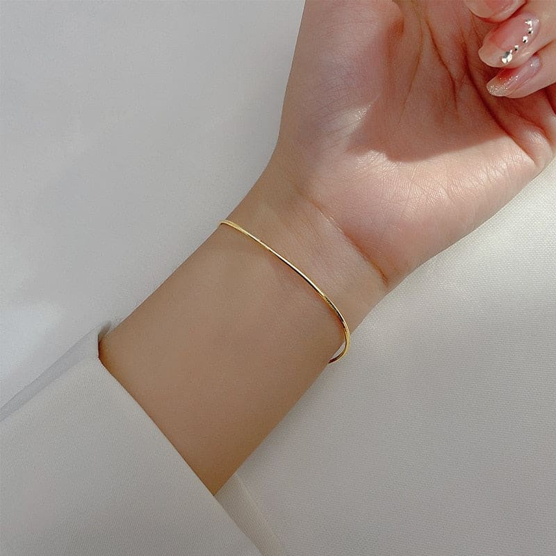 Bracelet chaine serpent