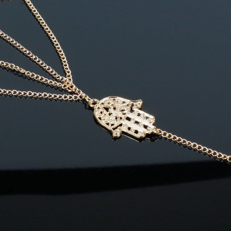 Chaine de main talisman - Or