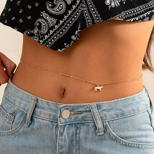 2022 Trendy New Minimalism Waist Chains For Women Cute Small