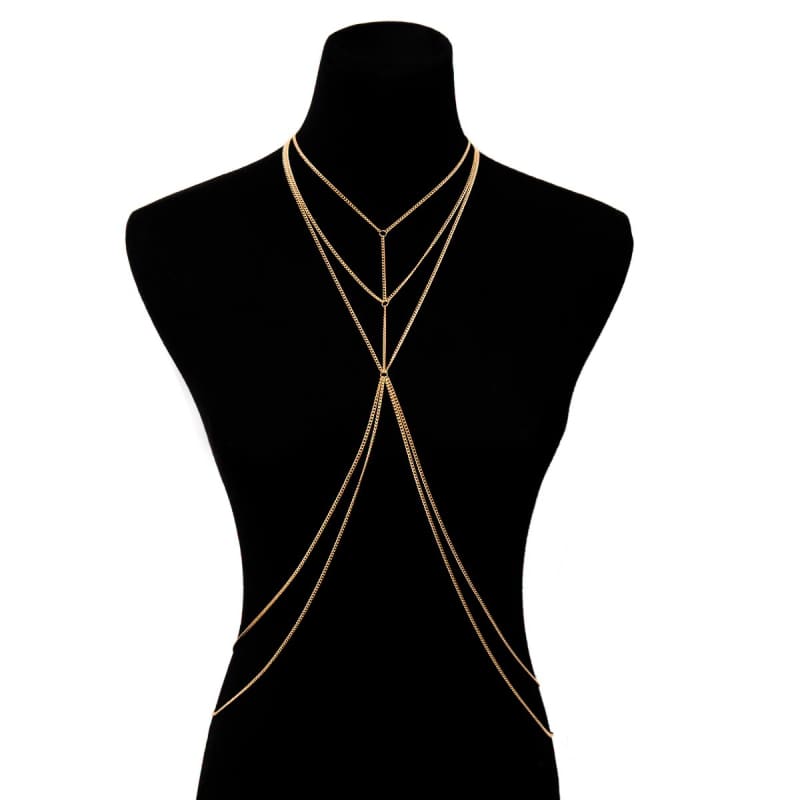 Collier chaine de poitrine