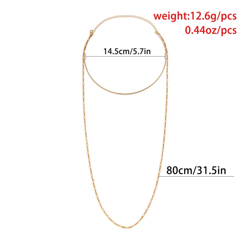 Collier chaine de poitrine sexy