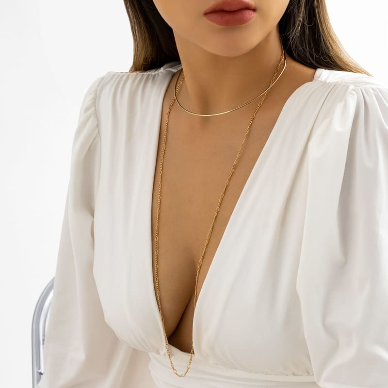 Collier chaine de poitrine sexy