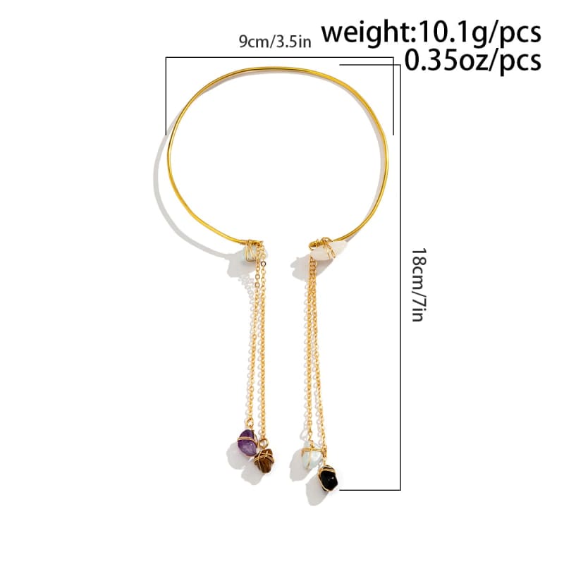 Bijou de corps pour le bras en pierre naturelle