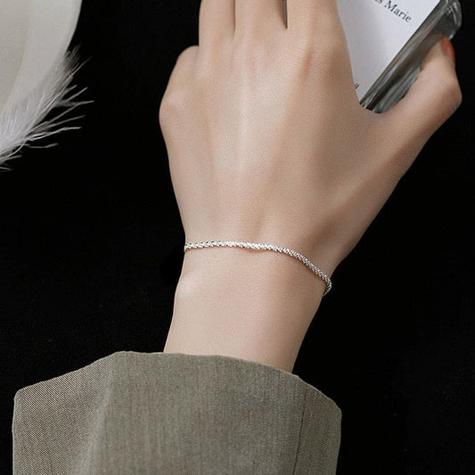 Bracelet chaine acier