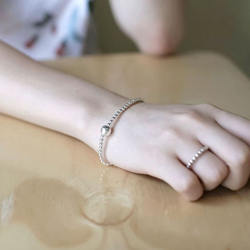 Bracelet chaine boule