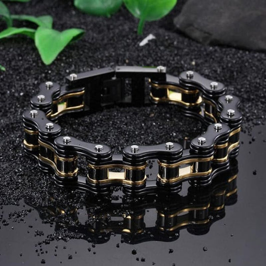 Bracelet chaine de moto tour de poignet 18