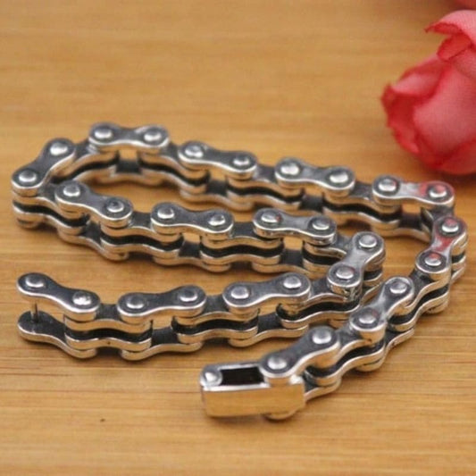 Bracelet chaine de vélo argent 925