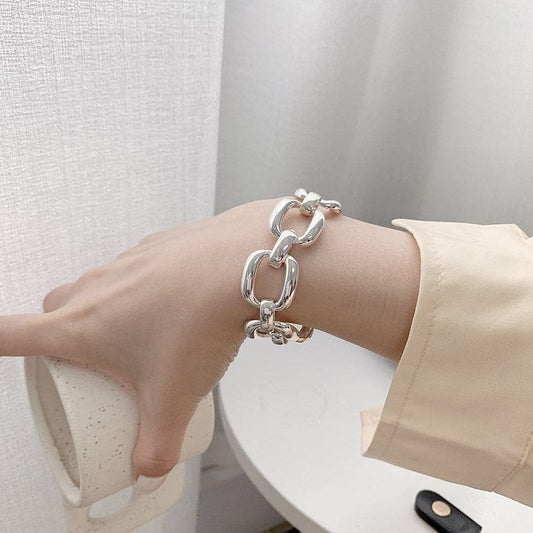 Bracelet chaine gros maillon