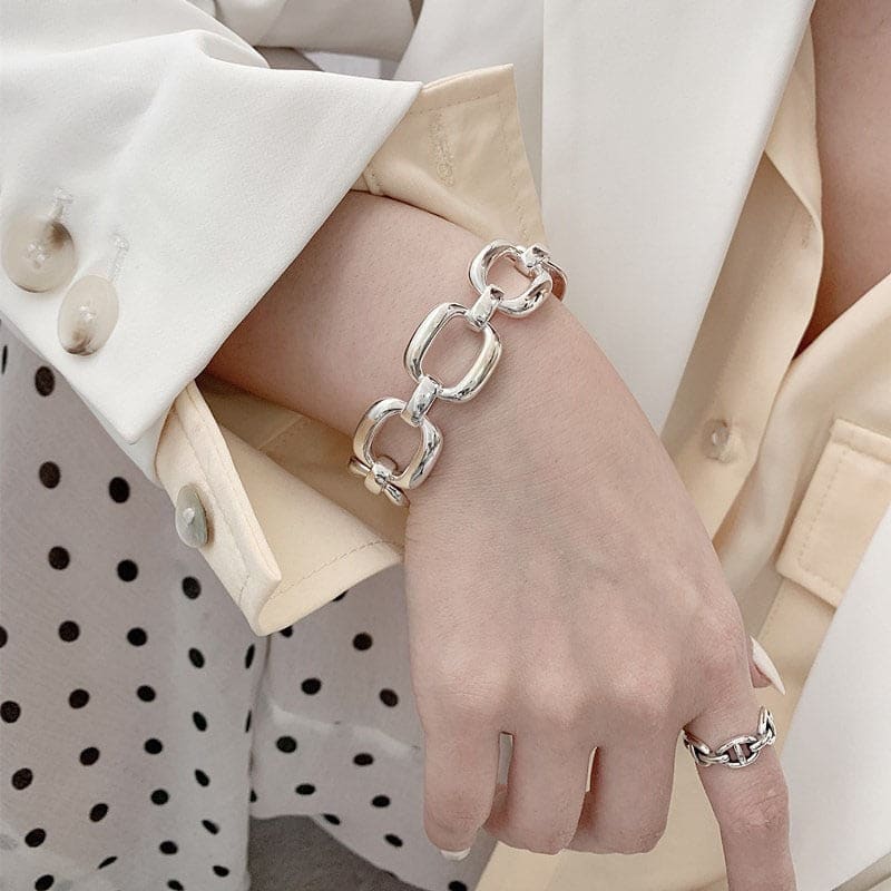 Bracelet chaine gros maillon