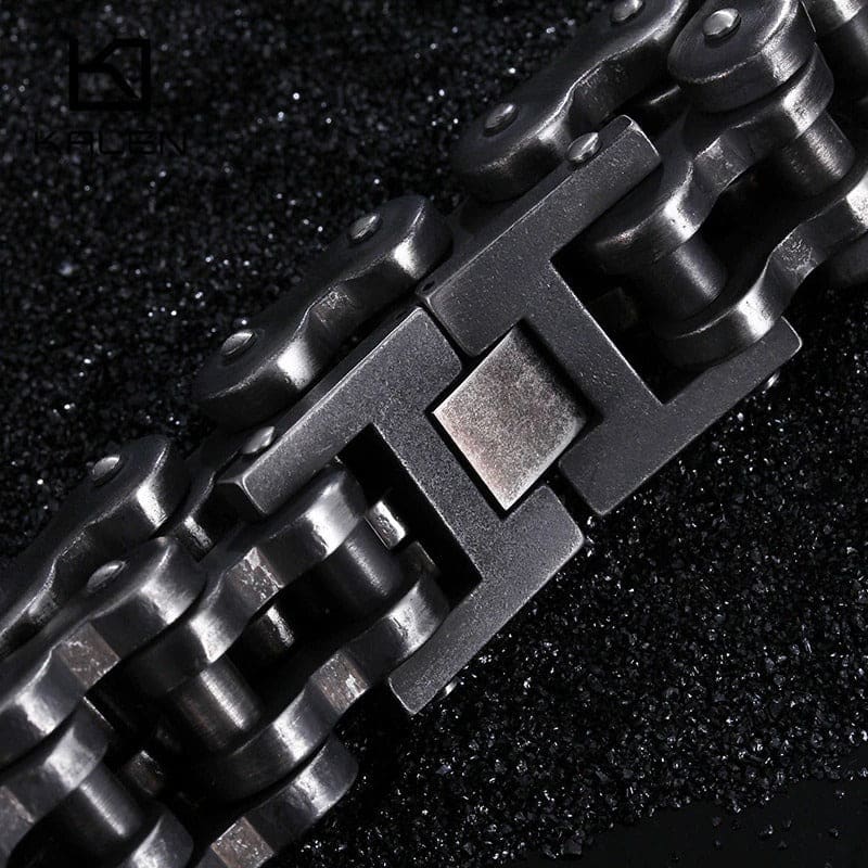 Bracelet chaine moto large