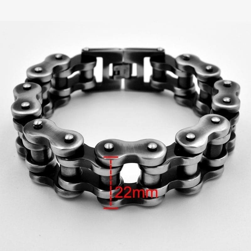 Bracelet chaine moto yamaha - 22 mm / 18 cm