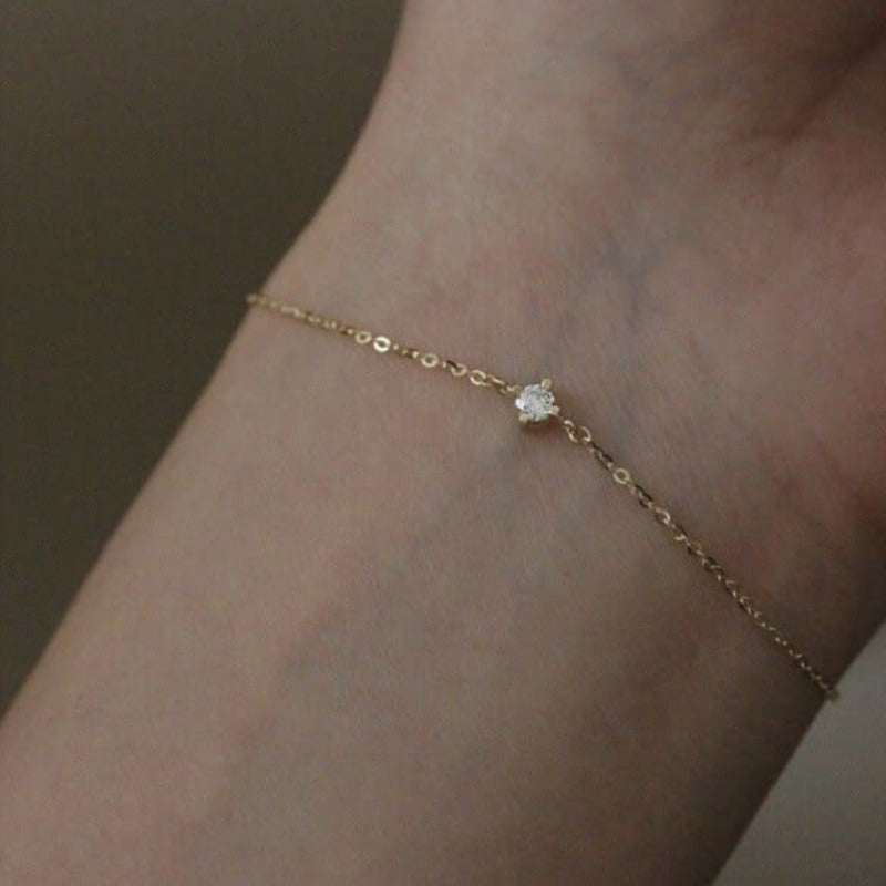 Bracelet chaine plaqué or