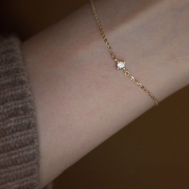 Bracelet chaine plaqué or