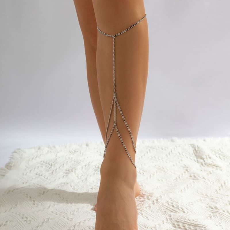 Bracelet chaine pour jambe