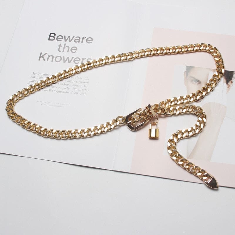 Ceinture chaine cadenas