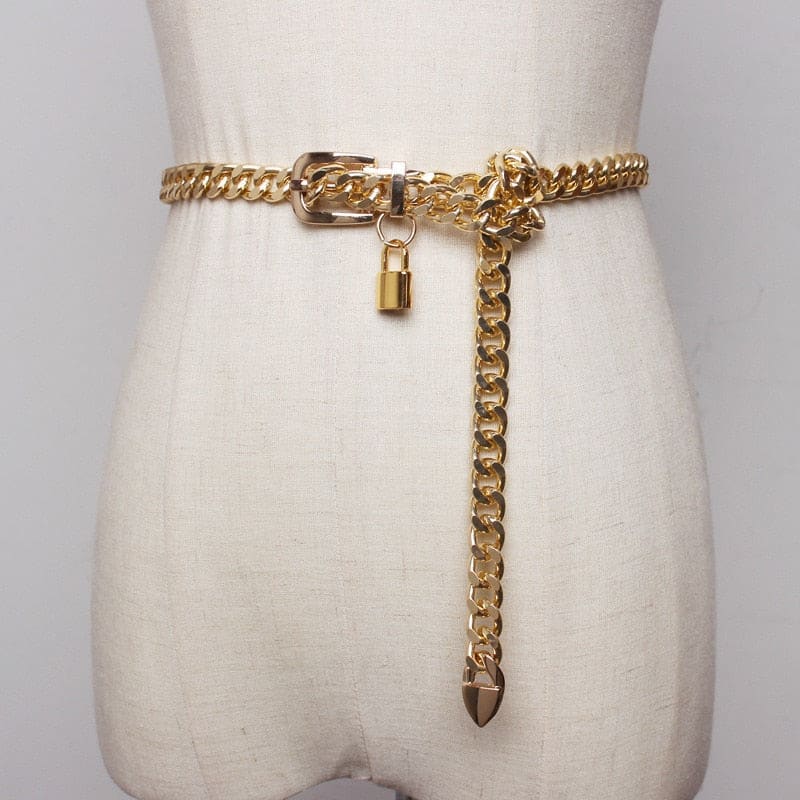 Ceinture chaine cadenas