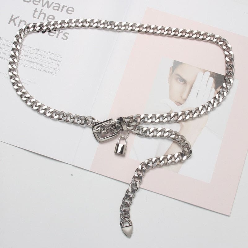 Ceinture chaine cadenas