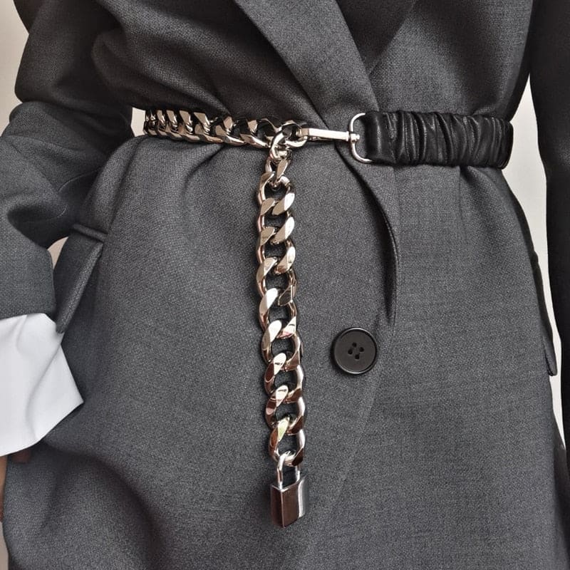Ceinture chaine noire - Noir