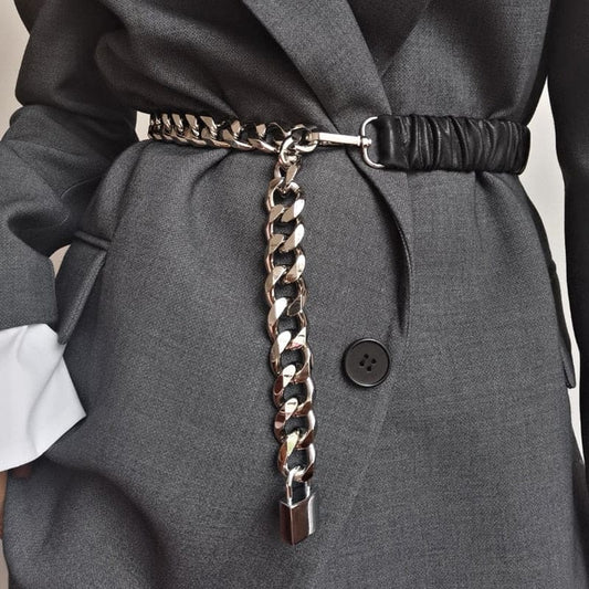 Ceinture chaine noire - Noir