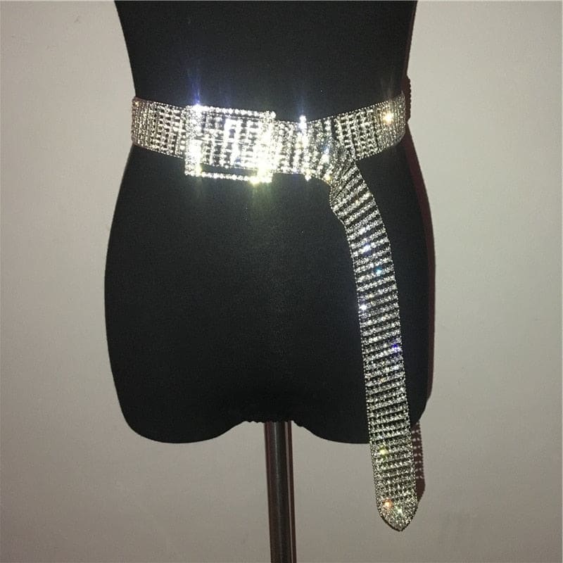 Ceinture chaine strass