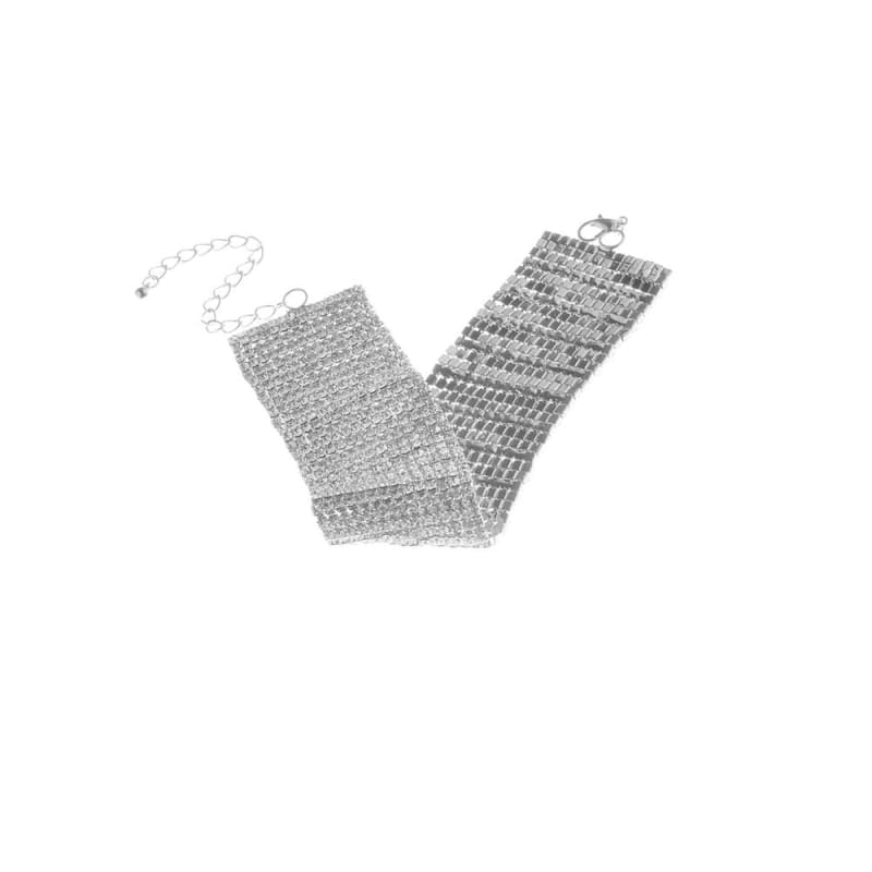 Chaine de cheville large - Argent
