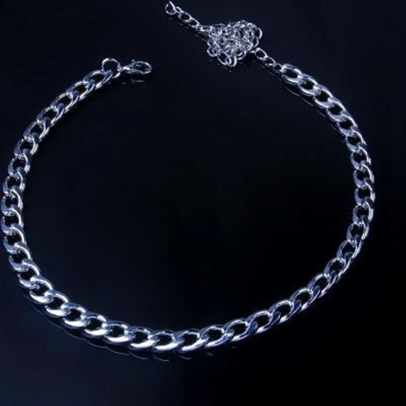 Chaine de cheville réglable - Argent