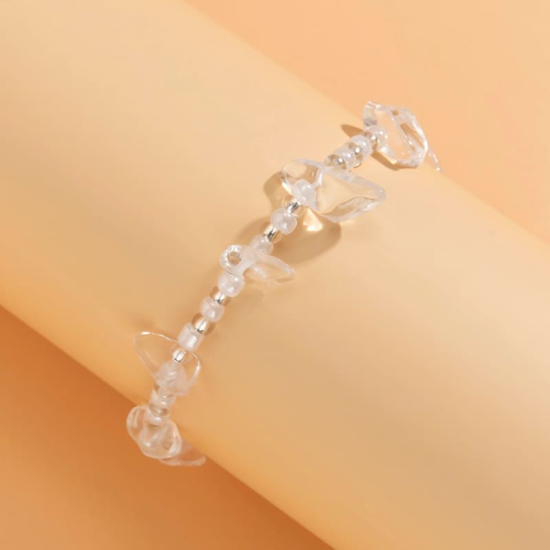 Chaine de corps pour cheville avec pierre naturelle