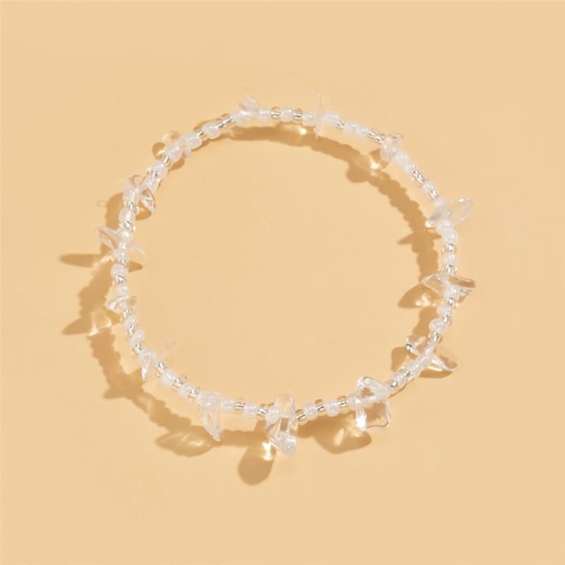 Chaine de corps pour cheville avec pierre naturelle -