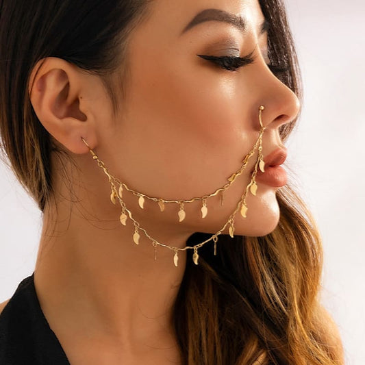 Chaine de corps pour visage et piercing