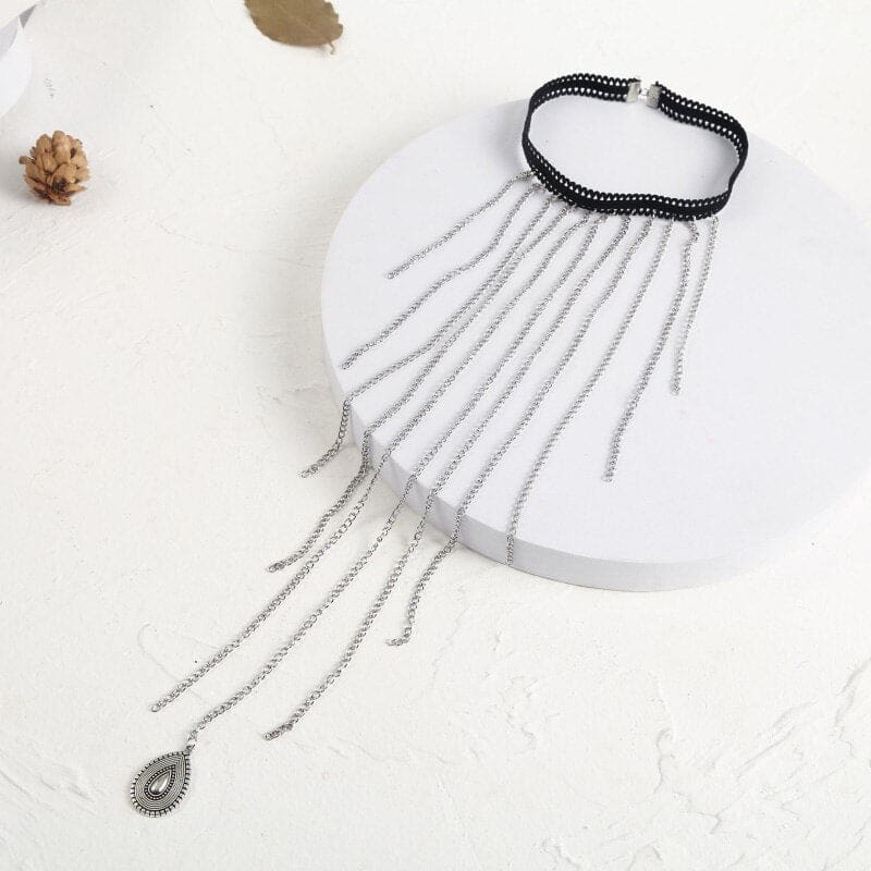 Chaine de cuisse avec pendentif en forme de goutte