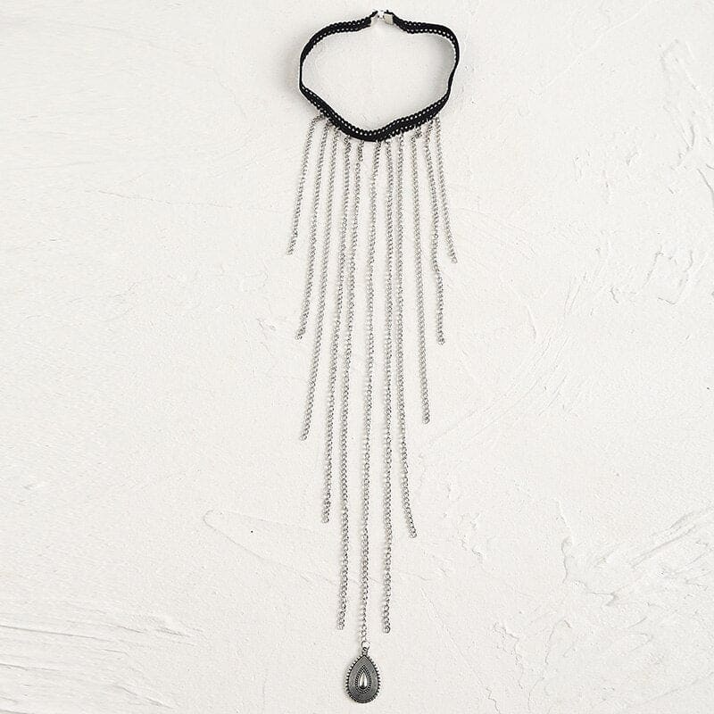 Chaine de cuisse avec pendentif en forme de goutte