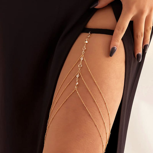 Chaine de cuisse bijou de corps sexy