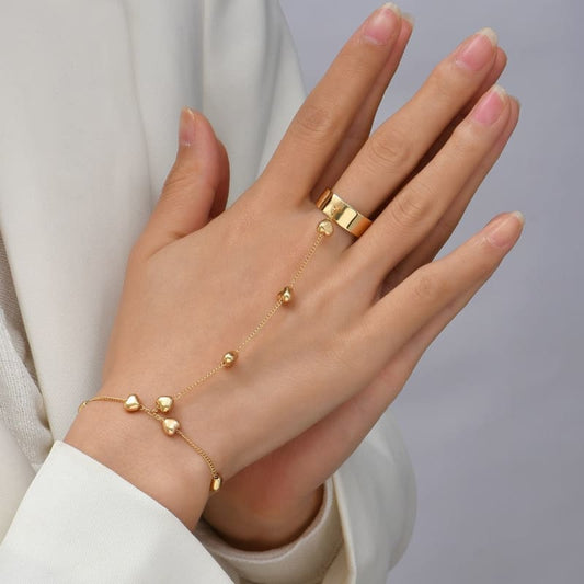 Chaine de main coeur