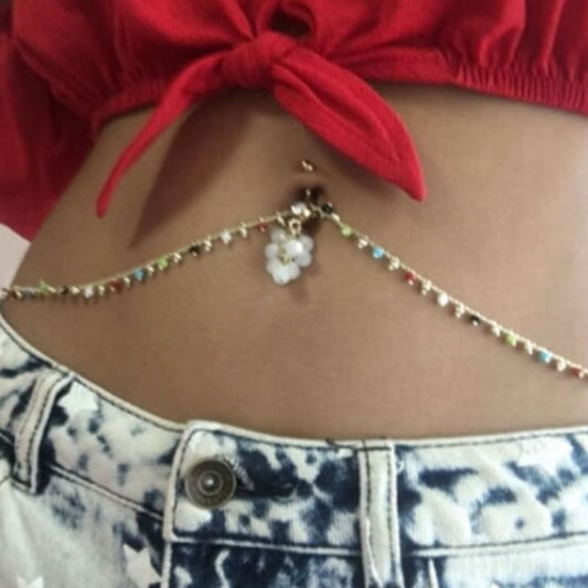 Chaine de taille nombril originale